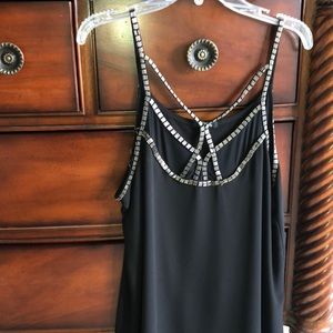 Dressy black tank top